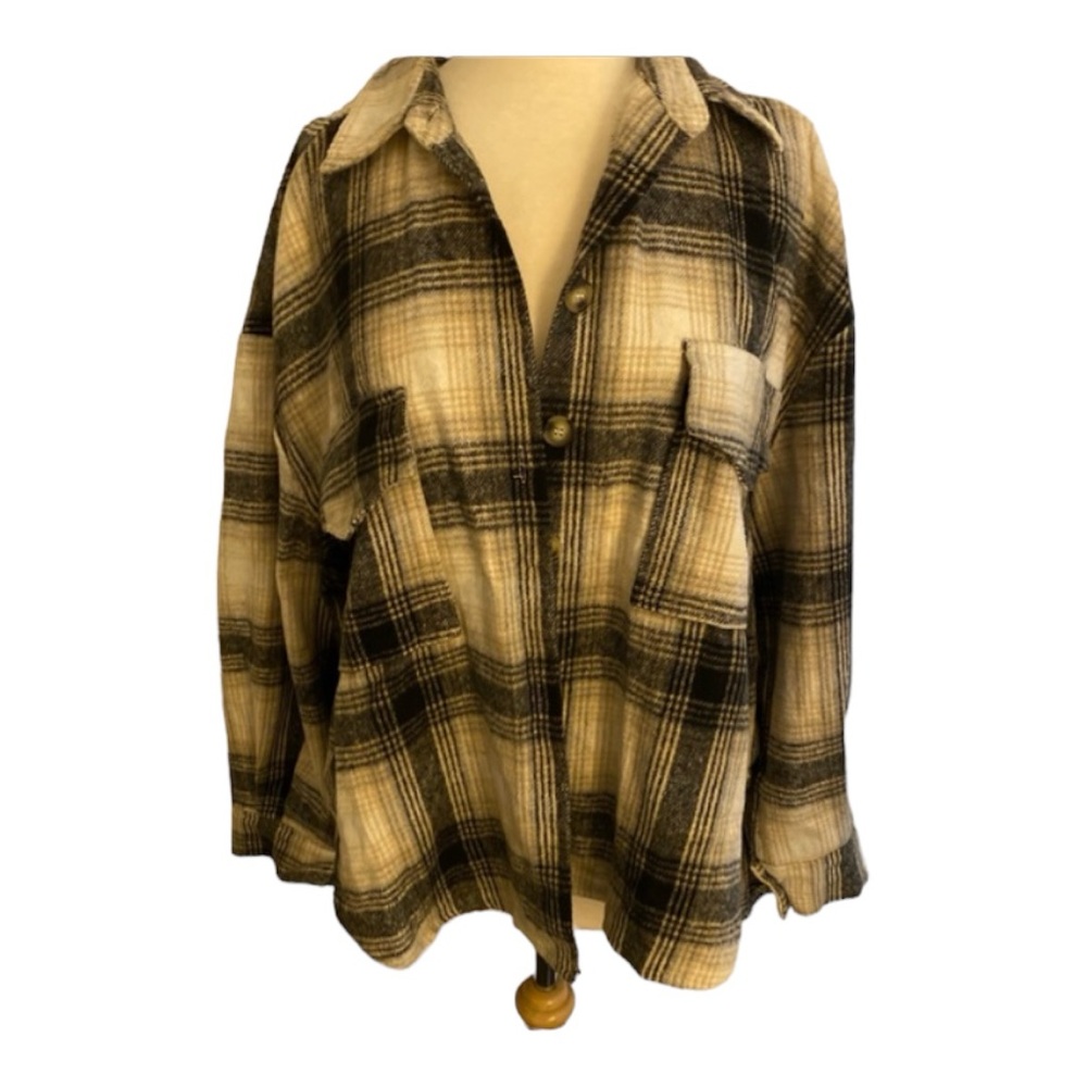 MIOU MUSE Oversized Flannel